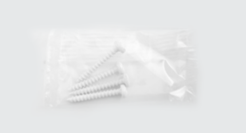 kit com parafusos pintados